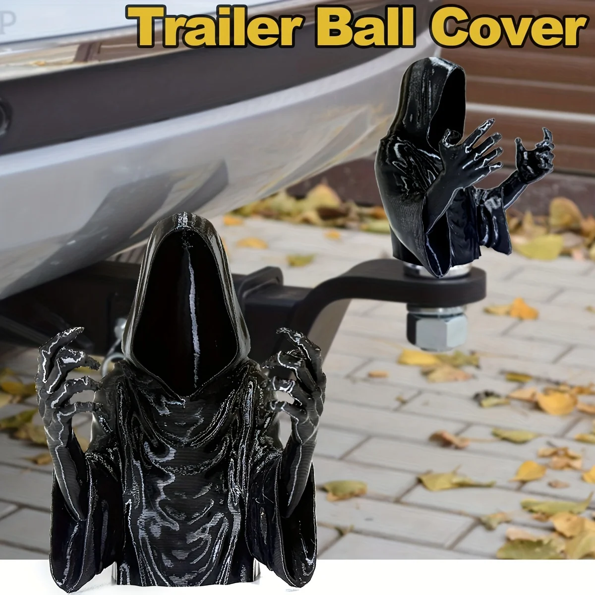 

Универсальная защитная крышка для буксировочного шарика - 1,97-дюймовый пылезащитный чехол для шарового соединения, креативный пылезащитный колпак для автодомов, грузовиков, лодок