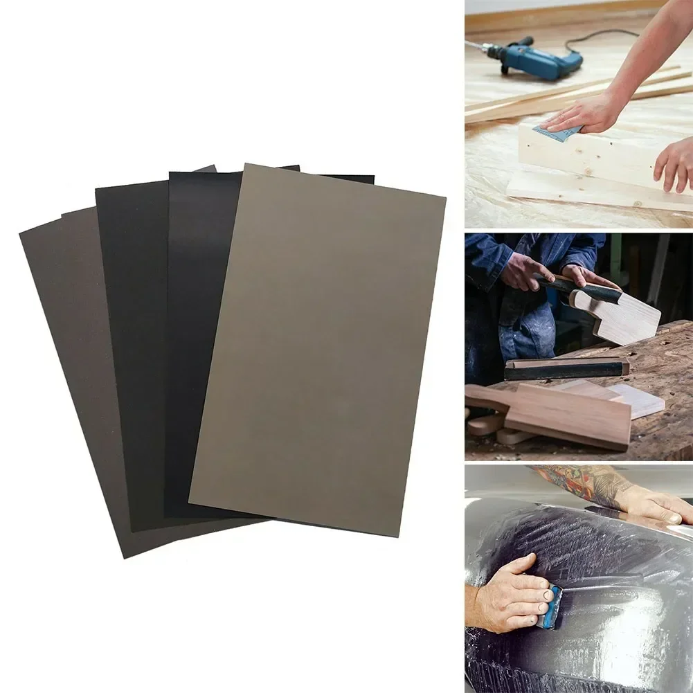 5x Water Sandpaper Papers 2000,2500,3000,5000,7000 Grit Mixed Wet Dry Sandpaper 9x3.6 Inch Silicon Carbide New Abrasive Tools