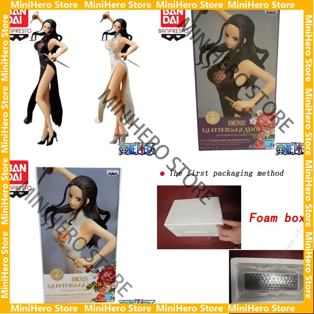 

In Stock Original Bandai Banpresto One Piece Nico Robin Action Figure PVC 1/8 Display Collectible