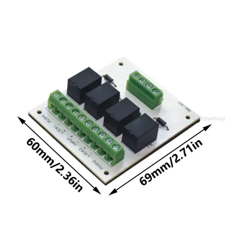 27RB Double Door Airlocks نظام التحكم في الوصول إلى Double Door Relays Module Module Plastic Texture مناسبة للمرافق الآمنة #5