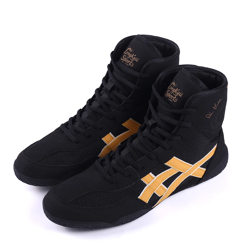 Hochwertige Professionelle Boxschuhe für Herren für Alle Jahreszeiten, Wrestling, Gymnastik, Indoor-Fitness und Umfassendes Training – Detail 20