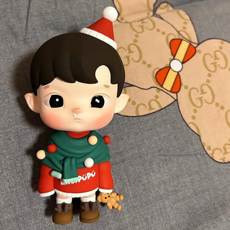 

HACIPUPU Christmas Handmade Toys Doll Cute Anime Figure Desktop Ornaments Collection Gift