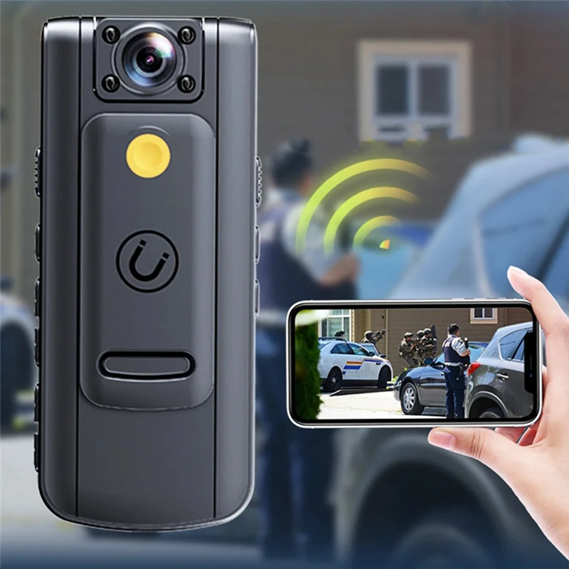 A42T-Digital Video Camera HD Body Camera Records Audio And Video 7 Hours Battery Life Wifi Video Camera