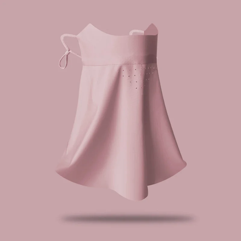 Outdoor Sunscreen Golf Sun Proof Ice Silk Bib Men Women Collar Fishing Solid Color Riding UV Protect Neckline Mask Summer