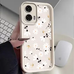 G24 Fallen Flowers New Sky Eye Phone Case For Motorola Moto G24 Shatterproof Camera Protection Moto G24 Soft Back Cover