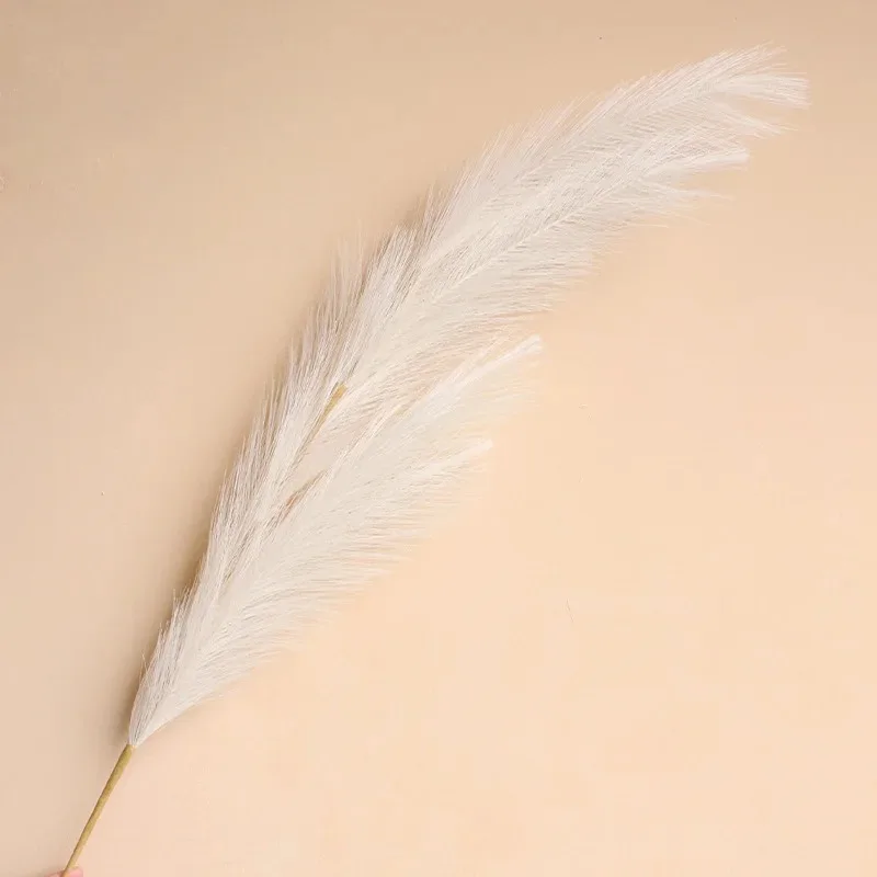Fluffy Tall Pampas Grass Boho Decorative Artificial Flowers Home Bedroom Decoration Reed Wedding Party Christmas Decor Flower view 3