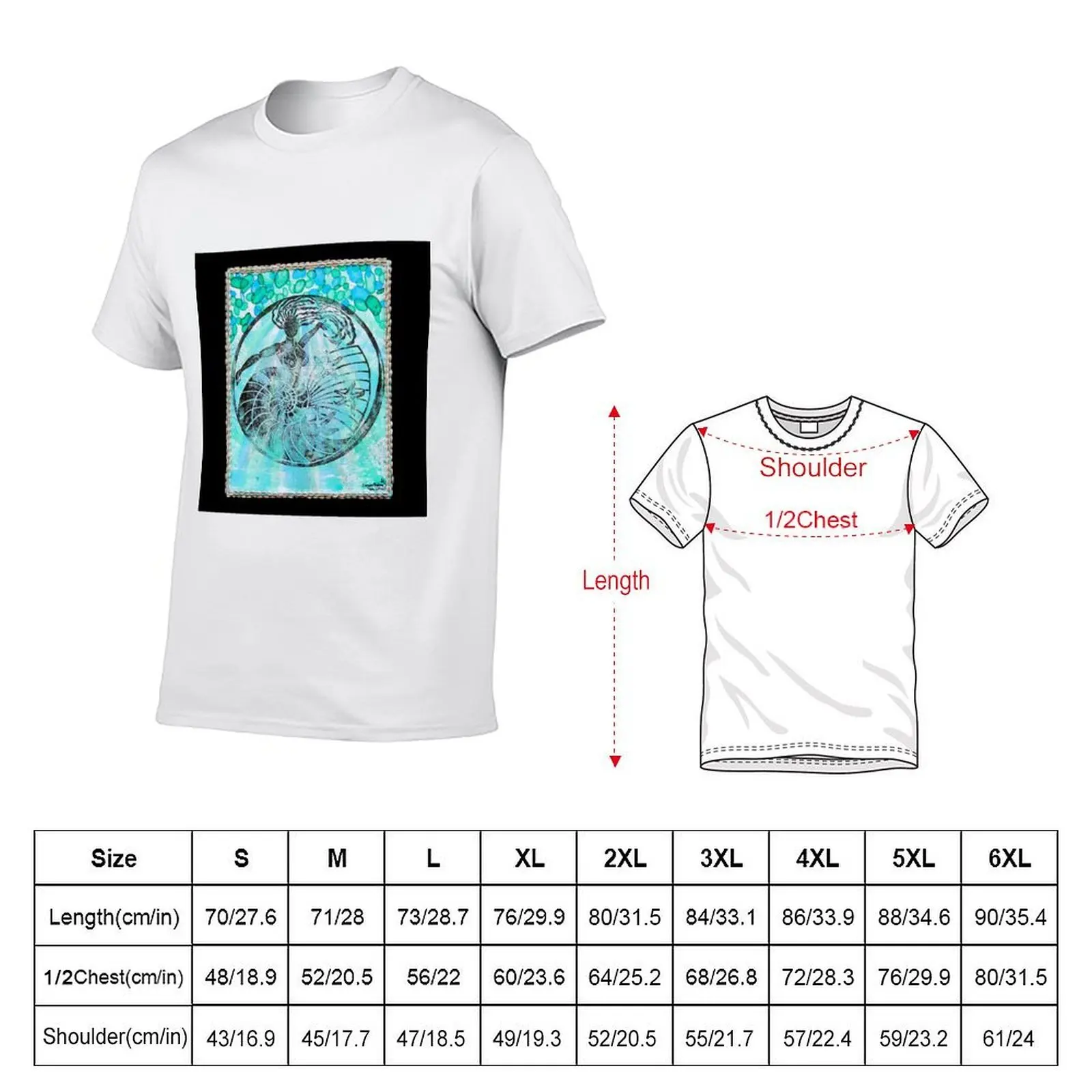 Yemanja, Orixa of the ocean T-Shirt funny gifts korean fashion plus size men clothing