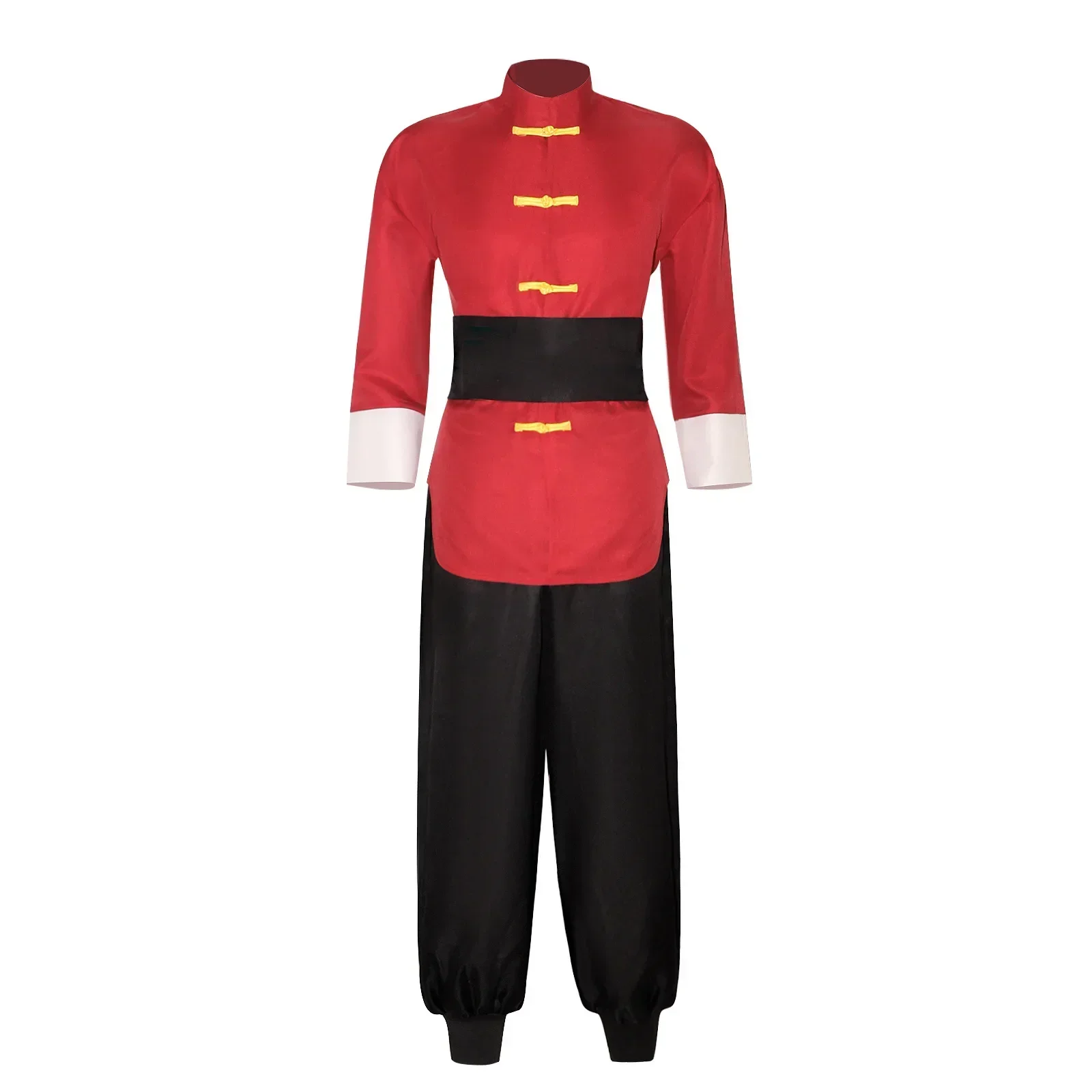 Anime Ranma 1/2 Tendou Akane Cosplay Costume Adult Unisex Kungfu Red Uniform Suit Halloween Carnival Party Outfits