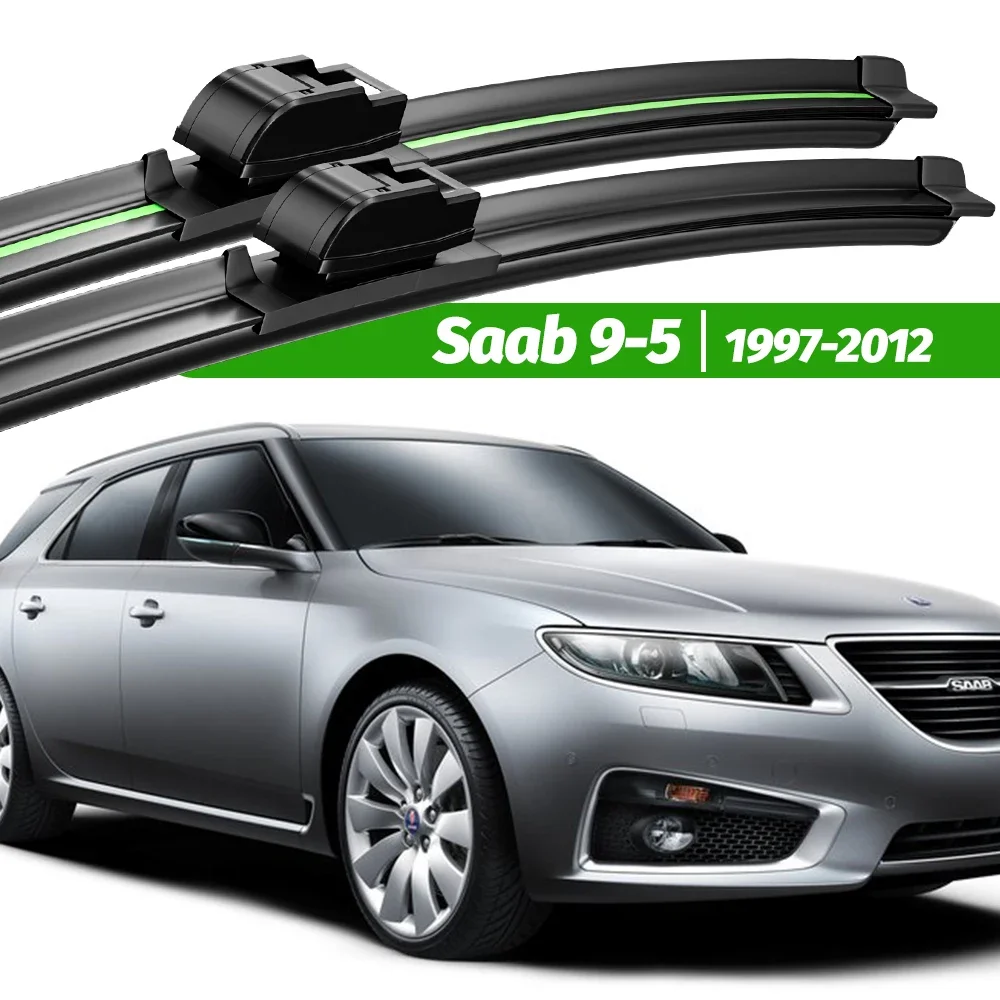 

For Saab 9-5 1997-2012 2pcs Front Windshield Wiper Blades 2001 2002 2003 2005 2007 2009 2011 Windscreen Window Accessories