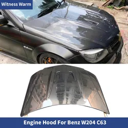 For Mercedes Benz W204 C63 AMG Tuning 2007-2011 Carbon Fiber/FRP Engine Cover Bonnet Hood body kit