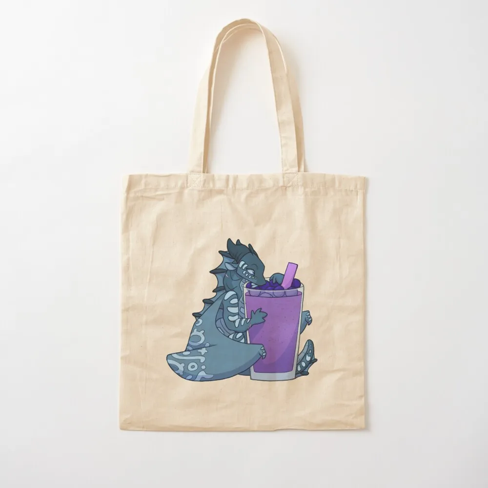 Tsunami with Blueberry Smoothie Tote Bag