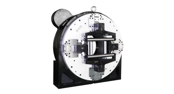 Sharing High Rotational Accuracy 4-jaw Laser Chuck Through-hole Chuck