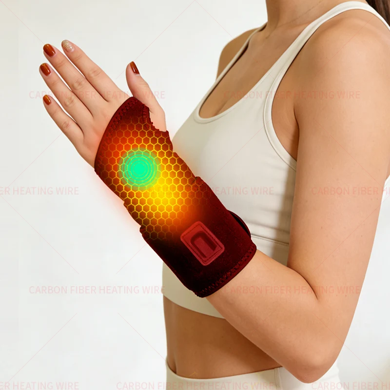 

Пояс для прогревания с красным светом (36 светодиодов, 660 и 850 нм), 3 уровня нагрева и вибрации, для запястья, ноги, руки, лодыжки