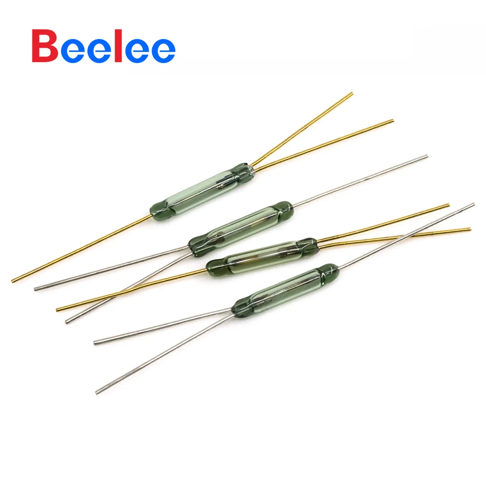 50 Buah Saklar Reed 3 Pin 2.5*14 BL-CGHG-2.5X14-3 Saklar Proximitas Reed Silinder Magnetik Tertutup