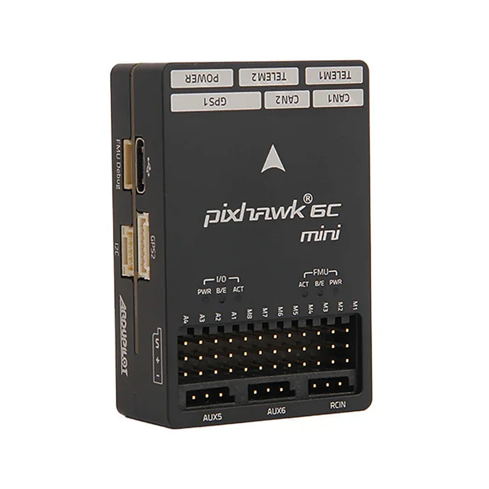 

Контроллер полета Holybro Pixhawk 6C Mini-Model B STM32H743 с модулем питания PM02 V3 / PM06 и M9N / M10 GPS для RC FPV Drone