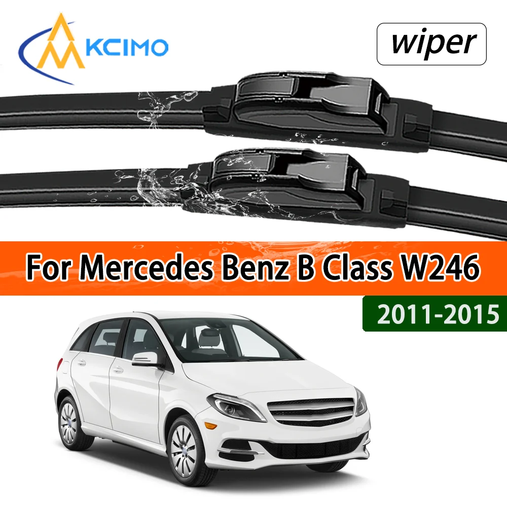 

Всесезонные бесшумные передние щетки стеклоочистителя для Mercedes Benz B Class W246 B200 B 200 2011-2015 2012 2013 2014, долговечная производительность