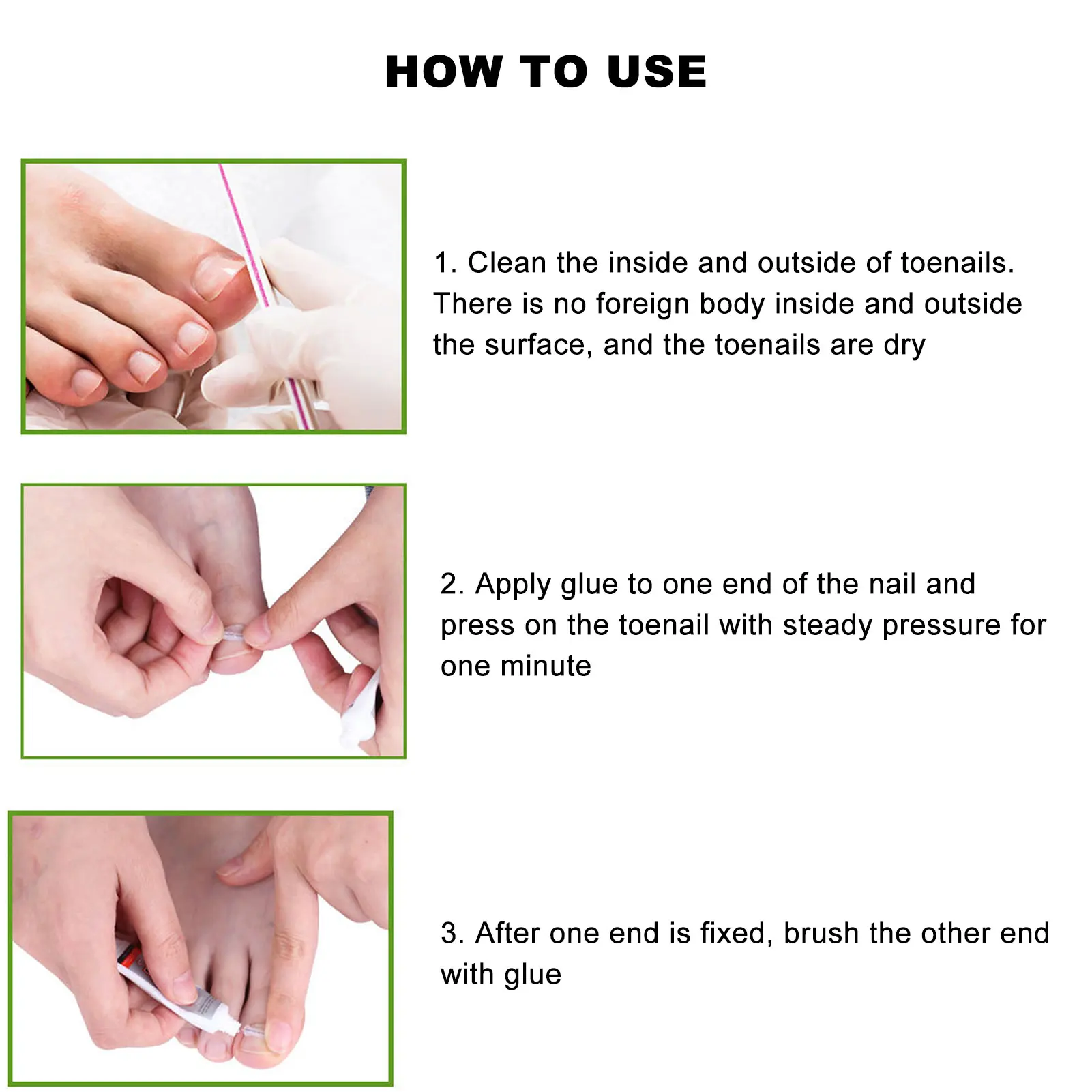 10 pz Strisce di Correzione dell'unghia del piede Brace Elastico Cambio Direzione della crescita Tutore di Correzione dell'unghia del piede incarnita Strisce di correzione dell'unghia del piede