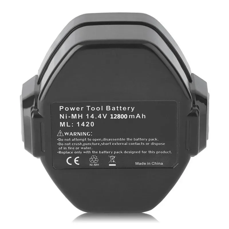 NI-CD Bateria para ferramenta elétrica Adequado para MAKITA, 14.4V, 12800mAh, PA1414221420, 192600-1, 6281D, 6280D, Original, 2023