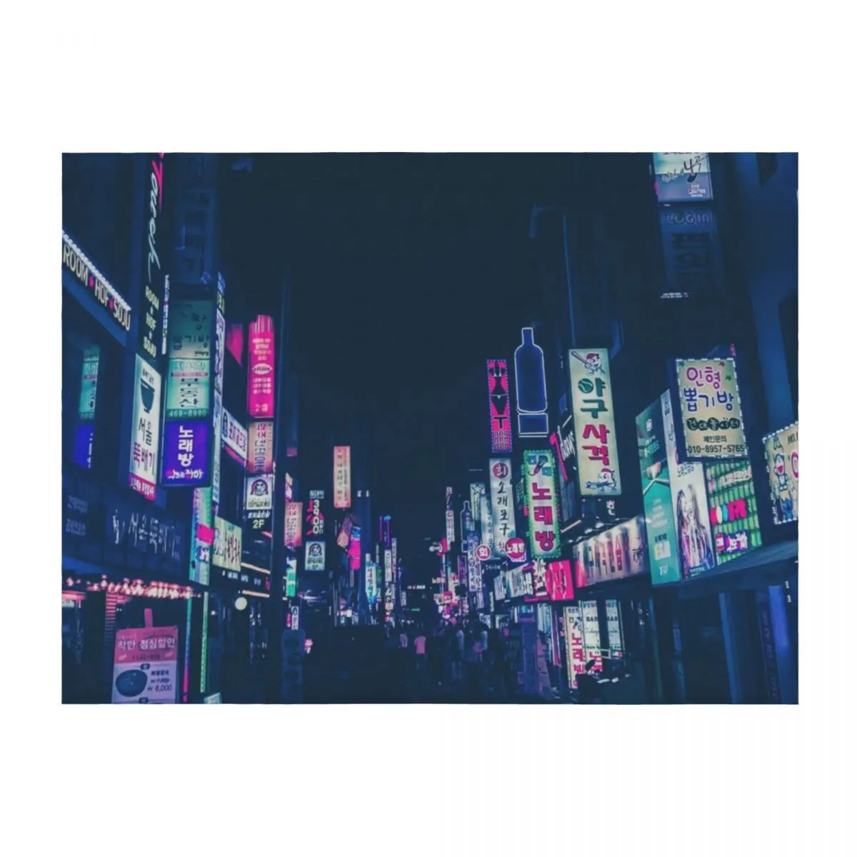 

Seoul Nights Throw Blanket Luxury Designer Furrys Decoratives Bed Fashionable Blankets