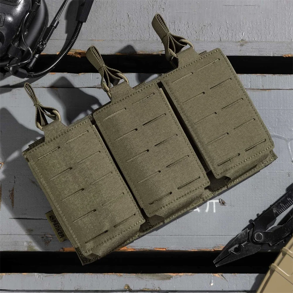 Tactical Magazine Pouch Triple Molle Mag Pouch Airsoft Ak 7.62/5.56mm M4 Ar Rifle Hunting Accessories Mag Holster - view 3