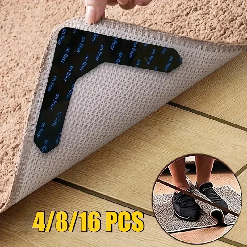 Non marking strong self-adhesive washable carpet anti slip carpet adhesive, suitable for bed sheets, sofas, and cushions