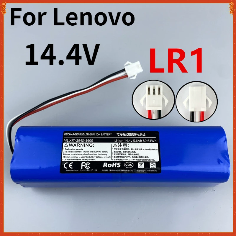 14.4V Battery for Lenovo T1 Pro T1S Pro LR1 Arnagar S8 Pro Proscenic Pusanick M7MAX M8Pro Eve Plus Vacuum Cleaner