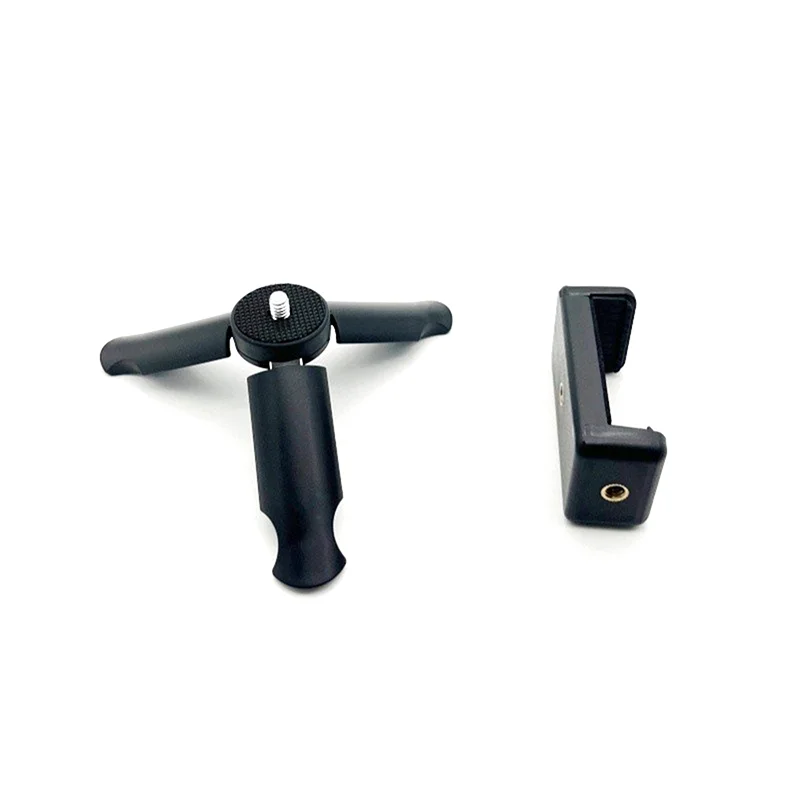 휴대용 미니 삼각대 폰 클립 어댑터 나사 헤드 포켓 3 핸드헬드 짐벌 폰 스태빌라이저 홀더 액션 카메라용 스탠드