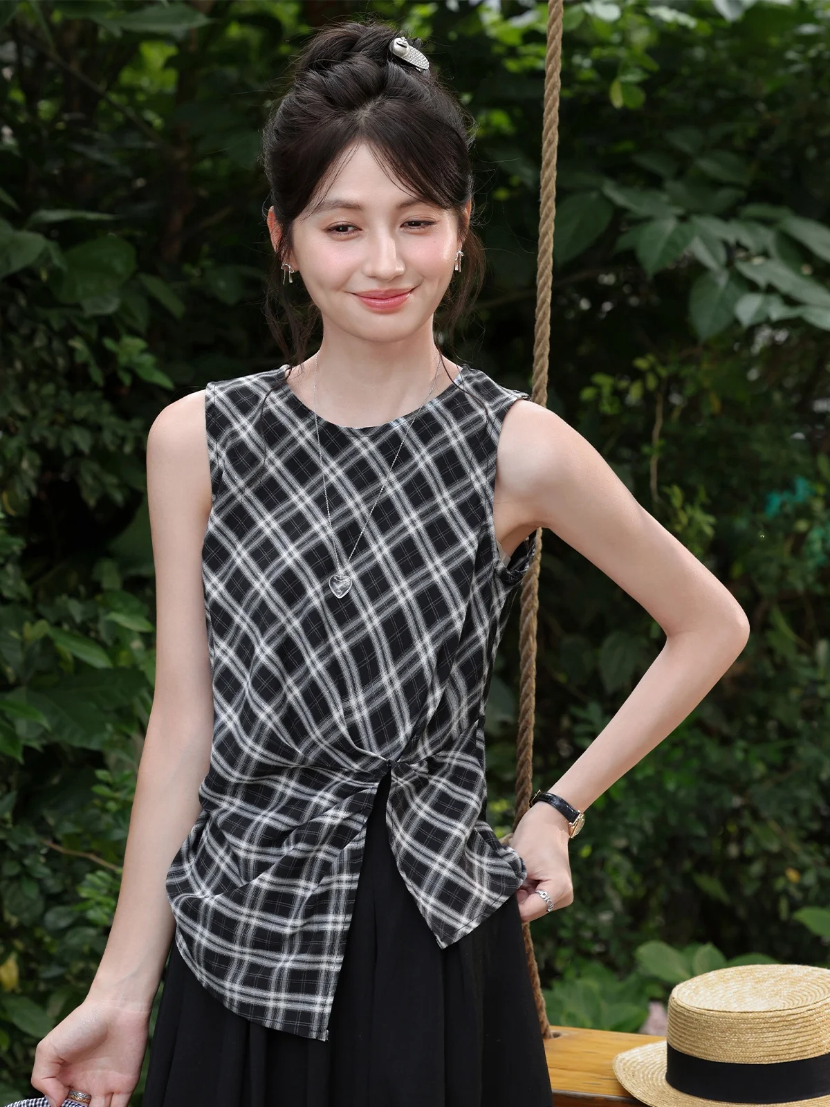 

Жилетка женская South Deer в винтажном стиле, приталенная, с асимметричным кроем, летняя, повседневная, для офиса, верхняя одежда, модная