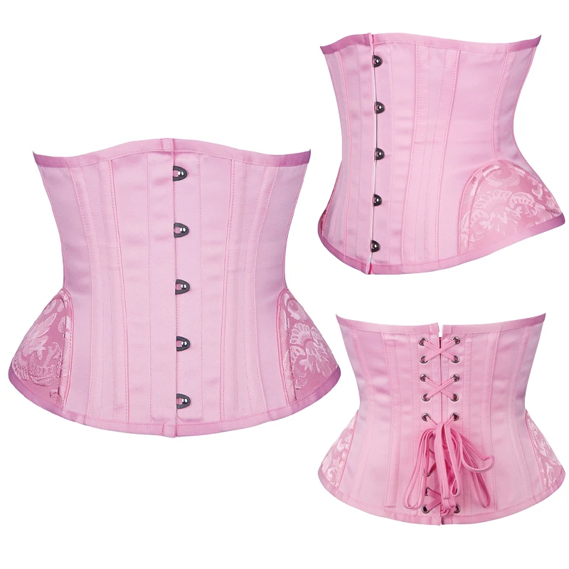 Sexy Underbust Corset for Women\'s Underwear Waist Slimming Body Shaper Corset Top Steampunk Lace-up Corset Belt