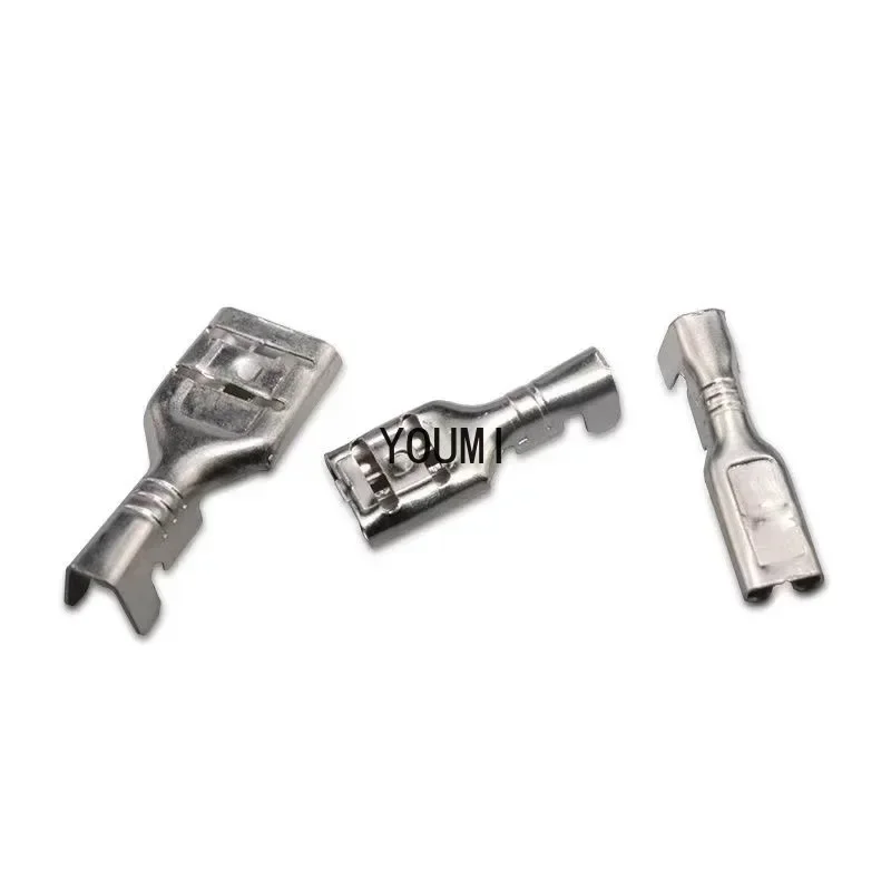 100/50Sets 2.8mm 4.8mm 6.3mm The Insulating Insert Spring Terminal of The Plug with Transparent Cover for Terminals