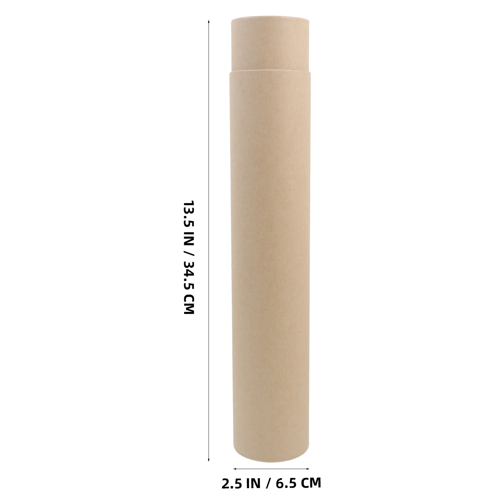 Adjustable Poster Tube 6Cm Inner Diameter Rustic Floral Storage For Painting Calligraphy Scroll Japanese Artwork Mailing