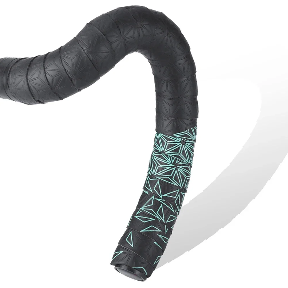 2 Stuks Anti-Slip Stuurlint Pu Racefiets Schokabsorptie Handvat Bar Tape Met Bar End Stekkers Voor fiets Racket Fietsen Gereedschap