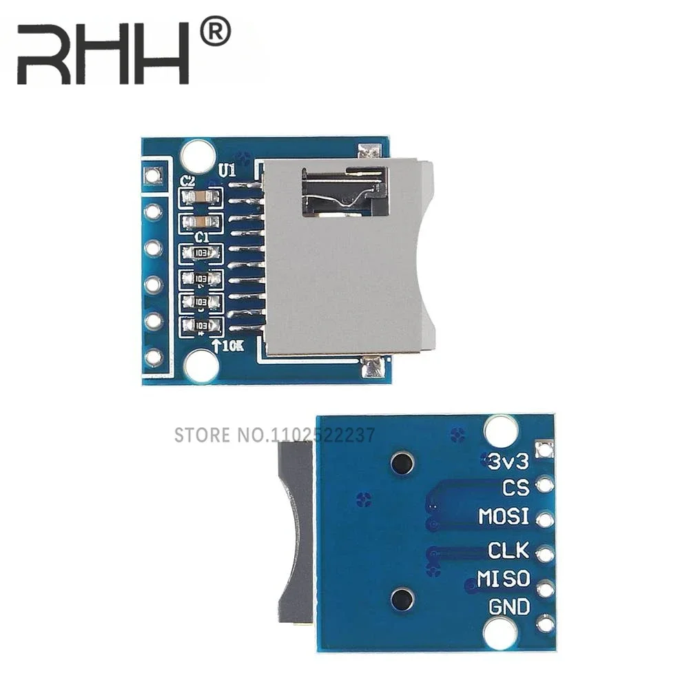 Плата расширения памяти Micro Mini SD Mini Micro SD TF Card Модуль защиты памяти SPI для Arduino ARM AVR