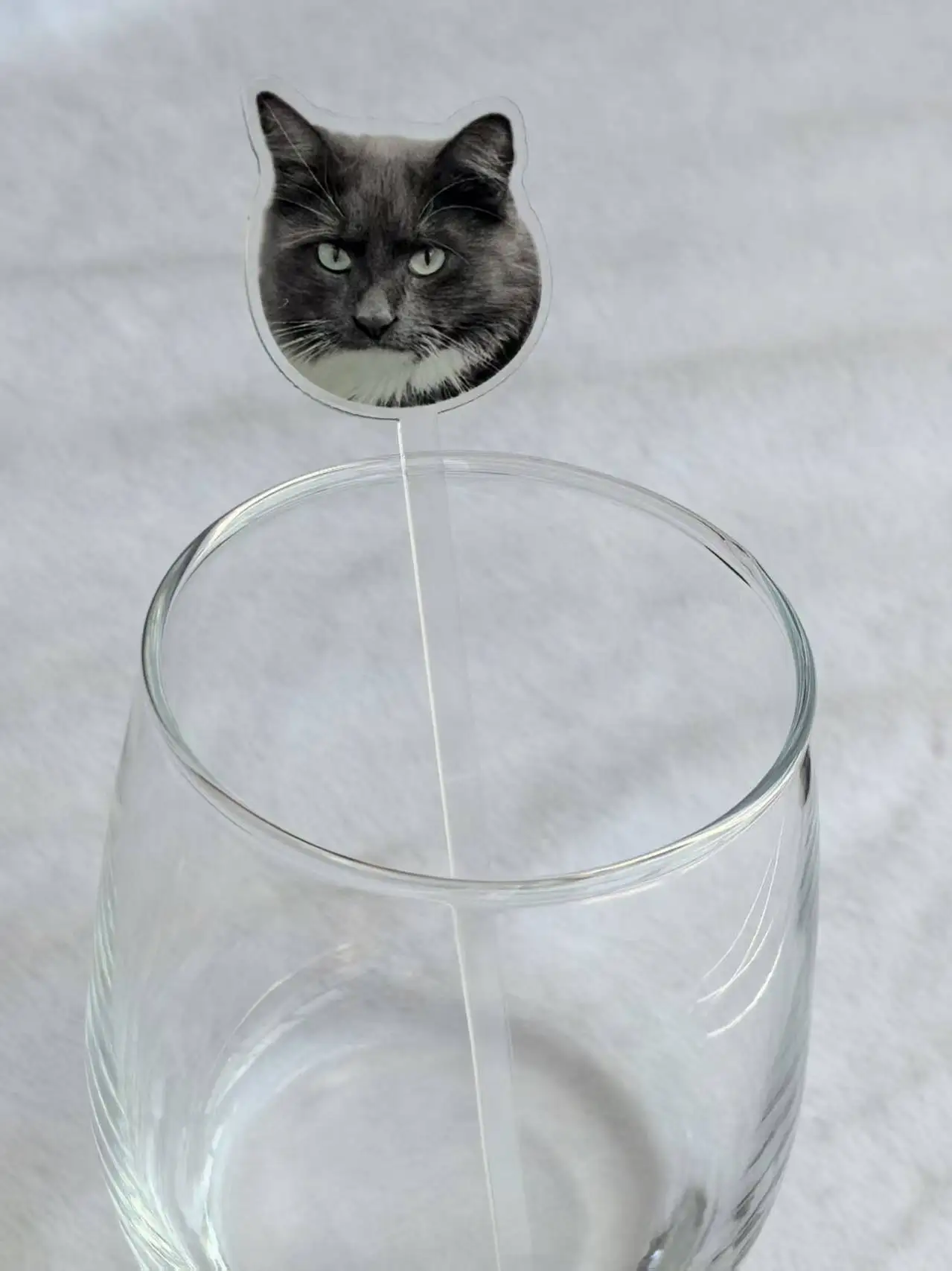 محرك مشروبات الحيوانات الأليفة المخصص، محرك الكوكتيل، هدايا الزفاف، ديكورات الطاولة، أدوات الشرب الأكريليك للحفلات، عصا التحريك التذكارية