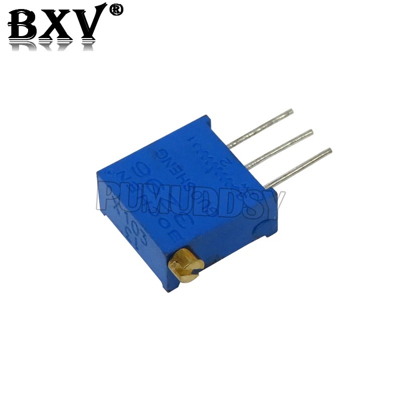 10PCS/LOT 3296 3296X Potentiometer Resistanceohm Trimpot Trimmer 1K 2K 5K 10K 20K 50K 100K 200K 500K 1M Ohm  100R 200R 500R 