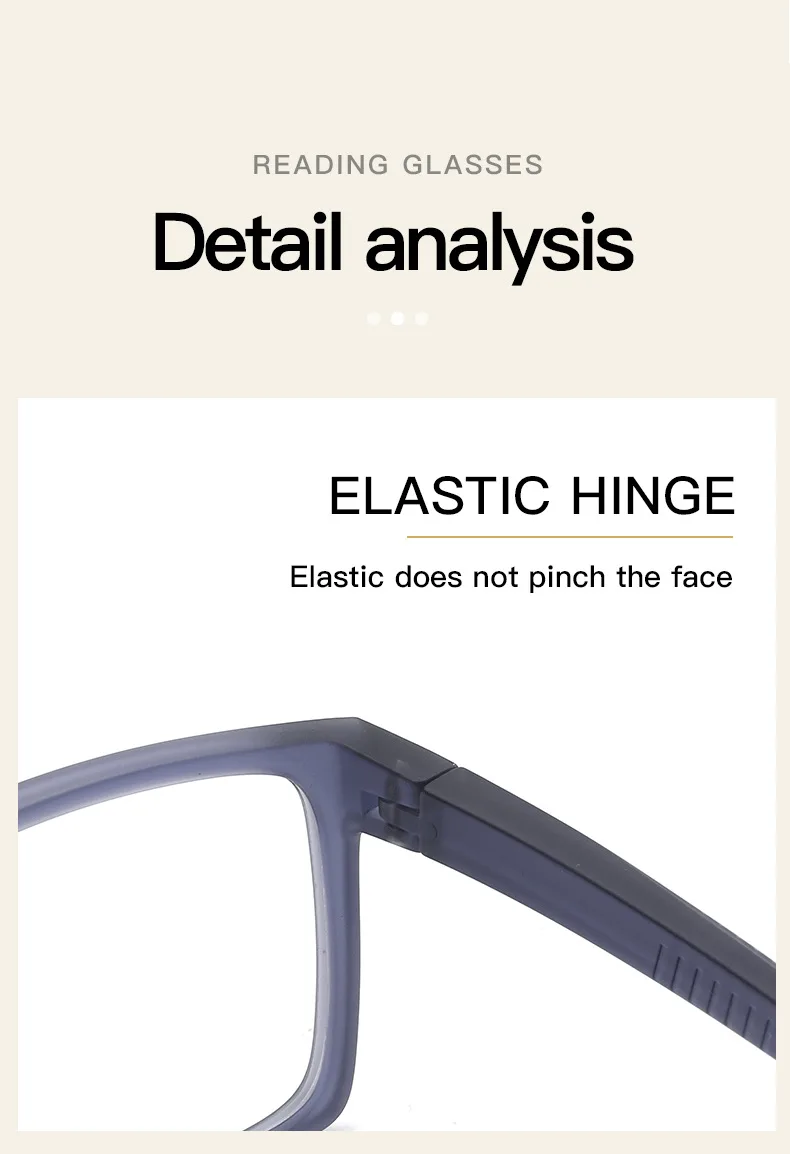 JMISUS Square Progressive Prescription Optical Sports Glasses TR90 Frame Multifocal Lenses for Active Men and Women