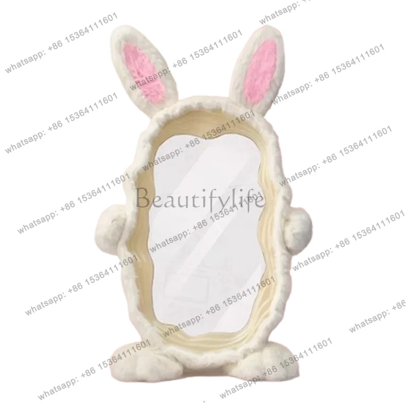 LSFloor Girls Fitting Cute Oversized Aesthetic Mirror Bedroom Modern Espejos Decorativos Home Decor Luminous Full Length Mirror