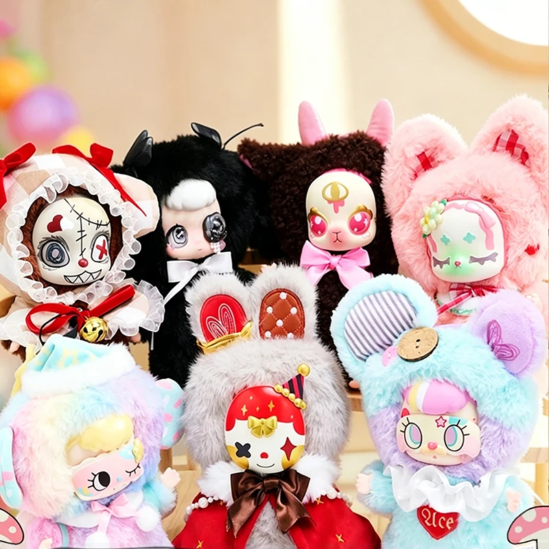 

Kasa Forest Party Series Blind Box Kasa Vinyl Plush Blindbox Dark Style Doll Pendant Surprise Bag Decor Mystery Box Keychain Toy