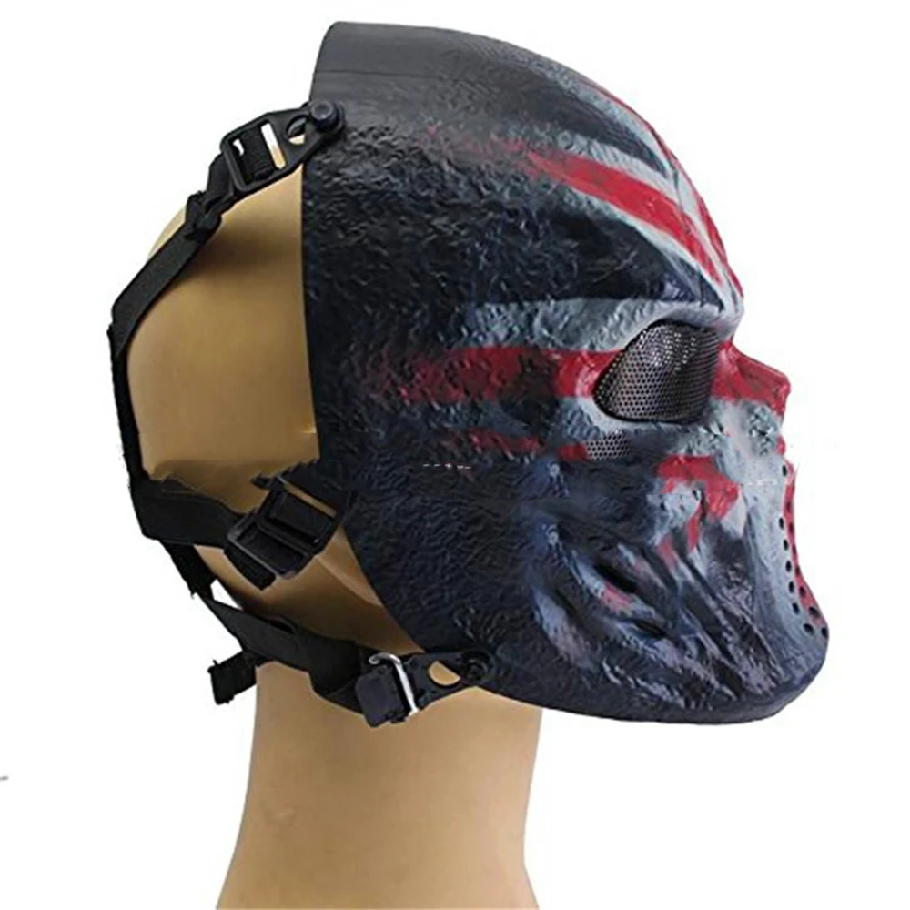 Halloween Chief Skull Mask CS Equipment Tactical Masks Riding Full Face Army Outdoor Combat Party Decorations Christmas Present