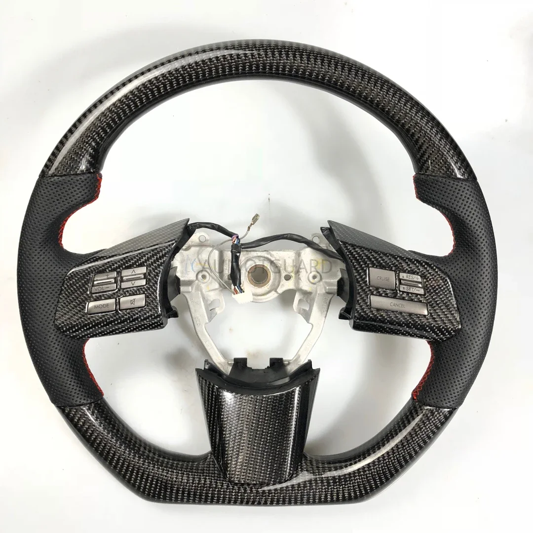 High Quality Custom Racing Carbon Fiber Steering Wheel For Subaru Legacy 3.6 sedan 2010 2011 2012 2013