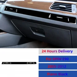 For BMW E90 2005-2012 Accessoire Voitures Center Console Cup Holder Decorative Trim Cover Sticker Auto Interior ملصقات السيارات