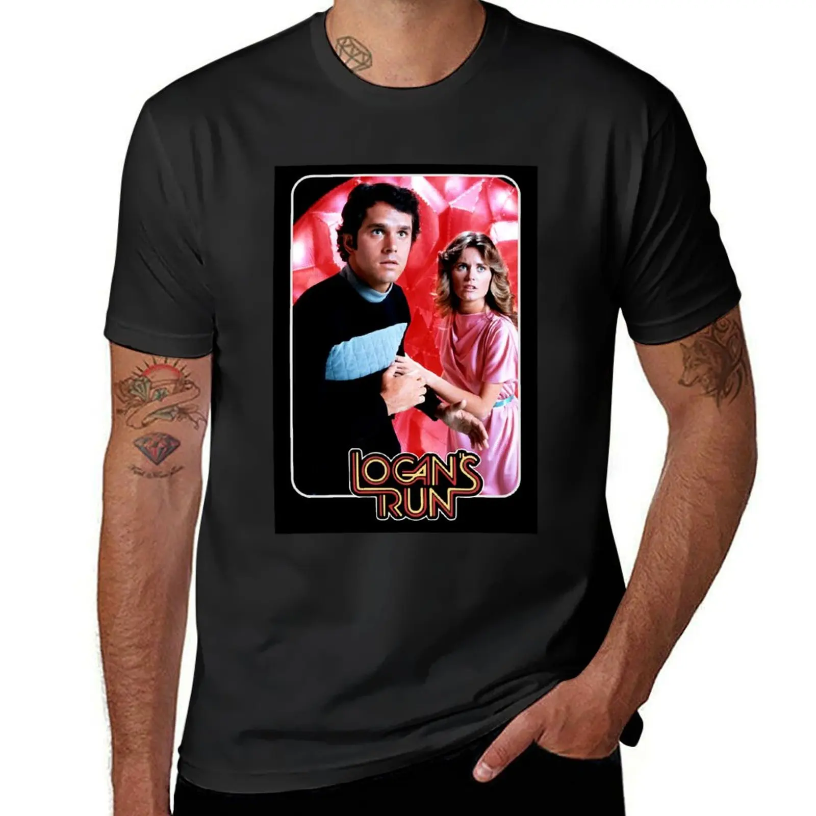 Logan&x27;s Run T-Shirt T-Shirt funnys heavyweights blanks mens graphic t-shirts