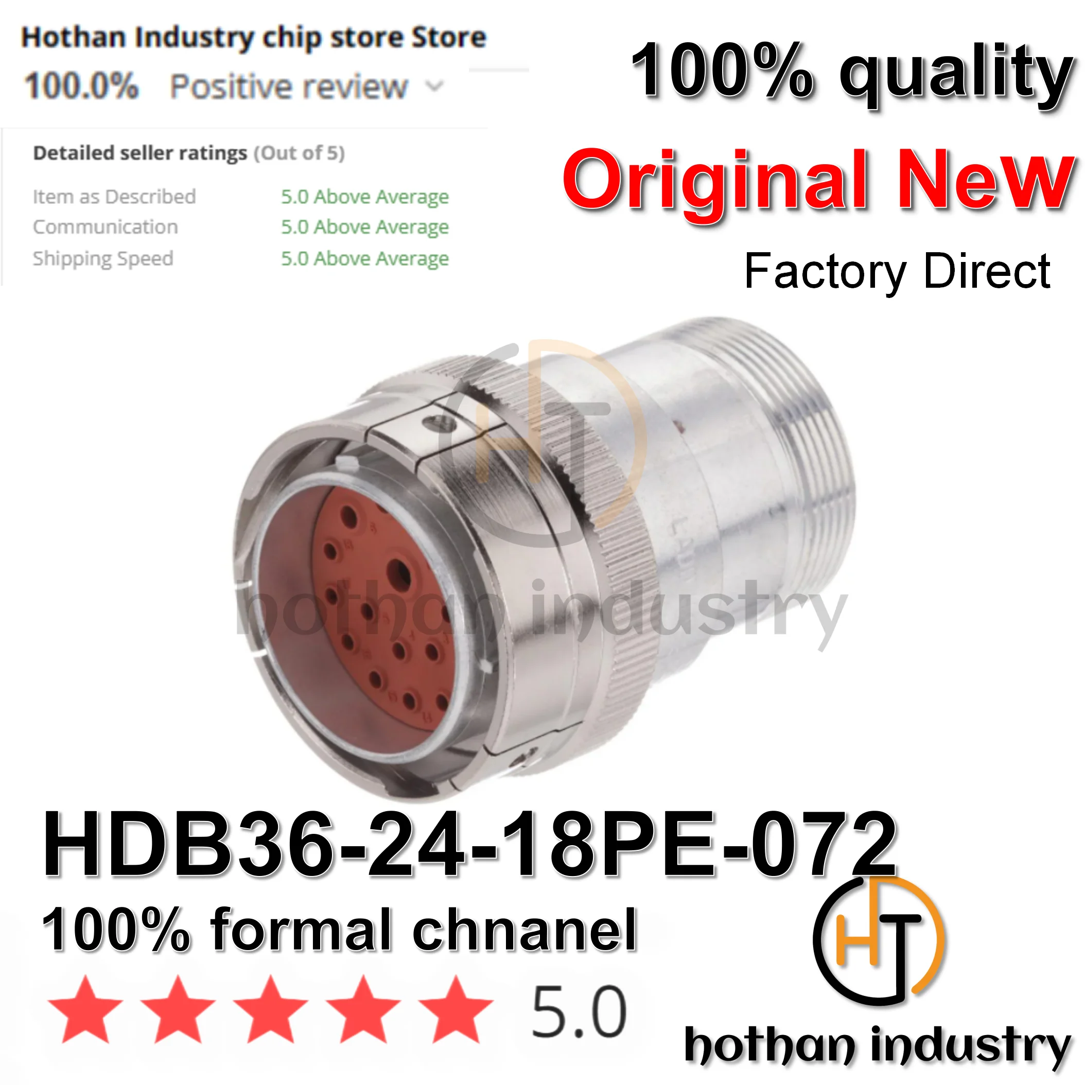 (1 PCS) HDB36-24-18PN-059 HDB36-24-18PE-072 100% NOVOS Conectores Automotivos BR AWY PL ASM