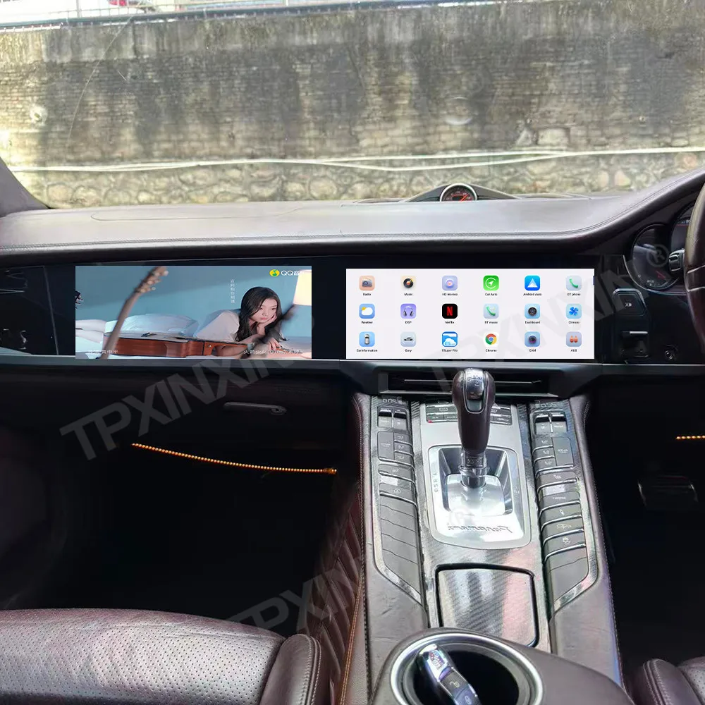Dual Screen 12.3 Inch Car Radio For Porsche Panamera 2010-2016 right-hand drive CarPlay Multimedia Stereo Player GPS Navigation
