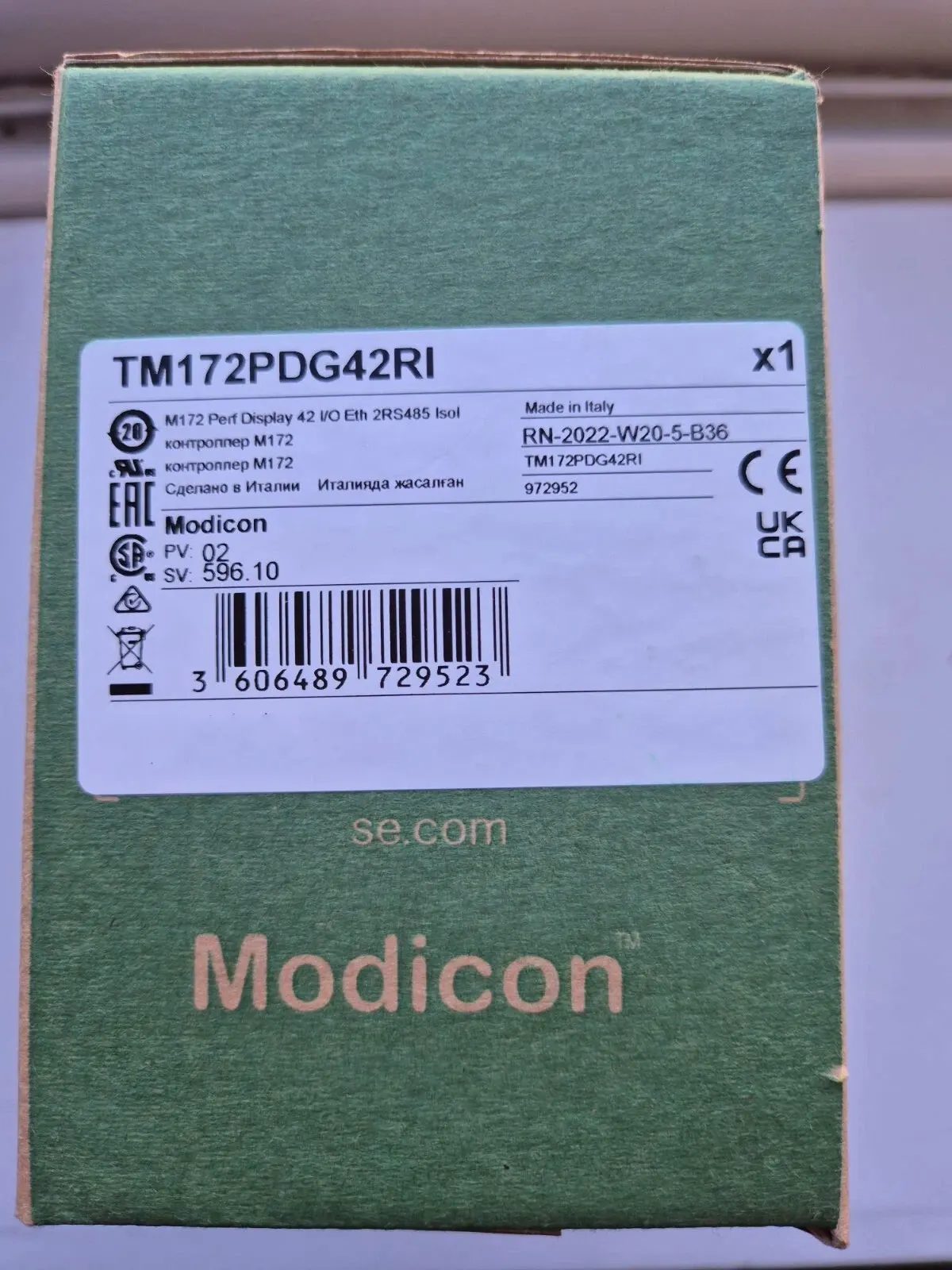 

Brand New TM172PDG28R TM172PDG28RI TM172PDG28SI TM172PBG42R TM172PDG42RI TM172PDG42SI One Year Warranty