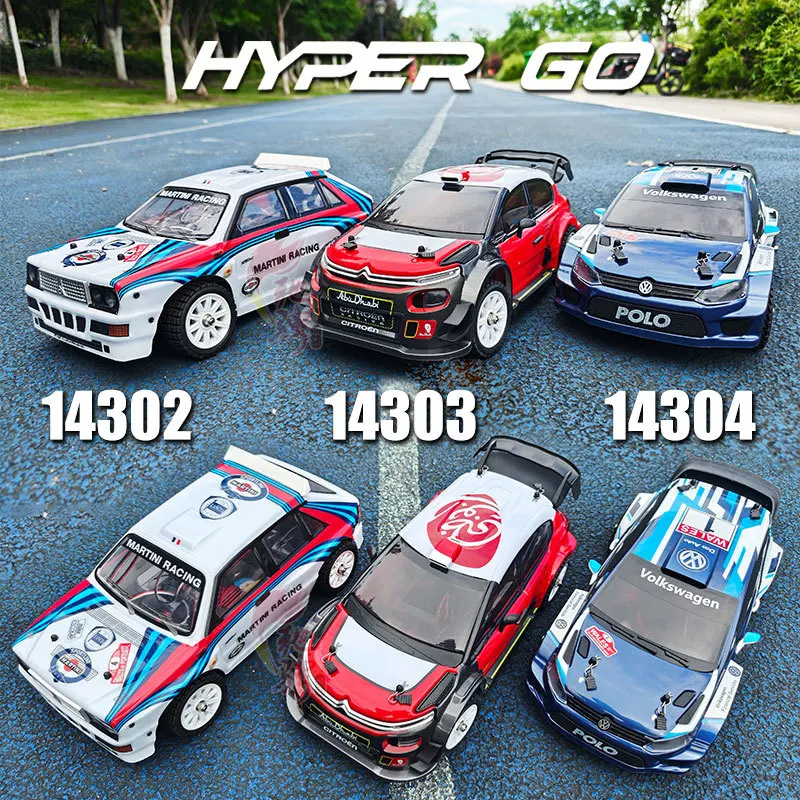 

Mjx Hyper Go 14304 1/14 Scale Rc Car Professional Brushless High-Speed Remote Control Drift Metal Chassis Rally Racing Toy Gift