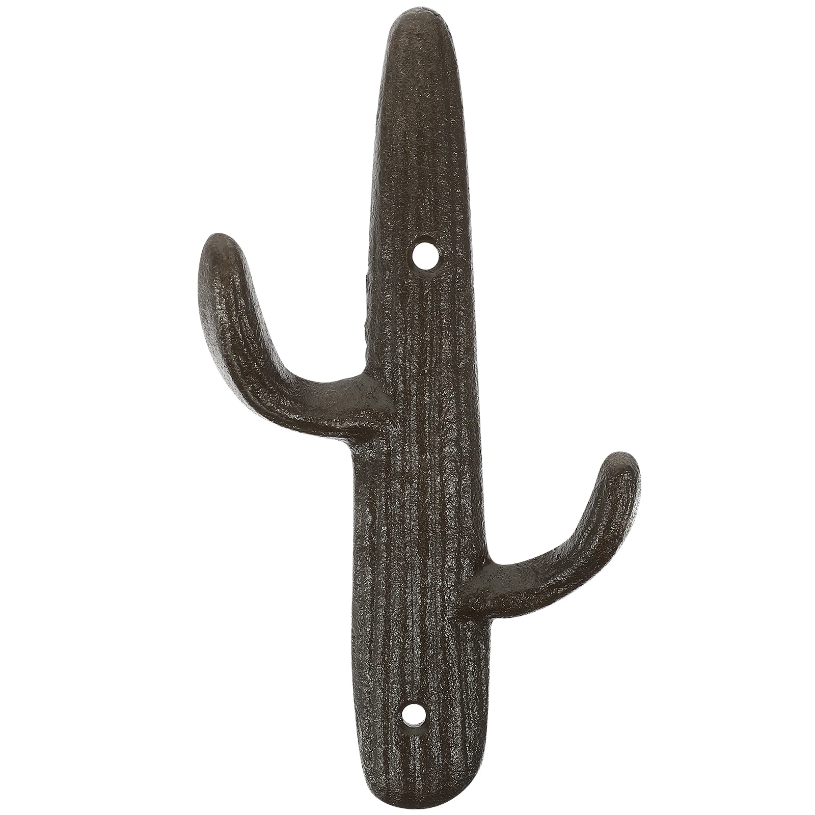 

Cactus Shaped Double Hooks Iron Wall Mount Hangers Heavy Duty Long Hook Body Sturdy Material Bedroom Kitchen Bathroom Storage