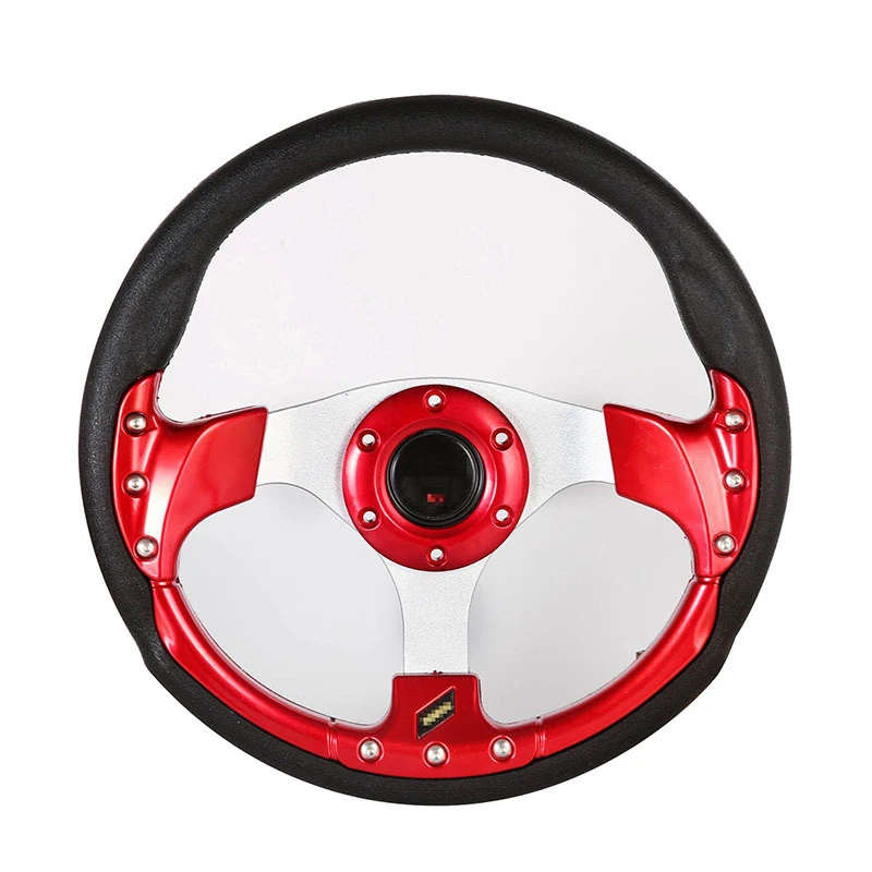 High Quality Roasted Blue Sport Racing Car Steering Wheel Interior Modification Parts 6