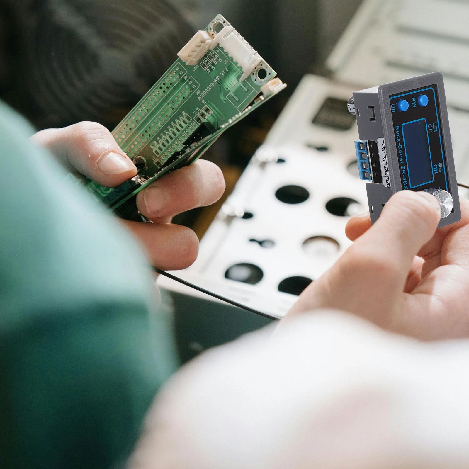 Regulador de voltaje CC programable de 35W, módulo de potencia ajustable, convertidor de alta potencia para uso Industrial de laboratorio electrónico