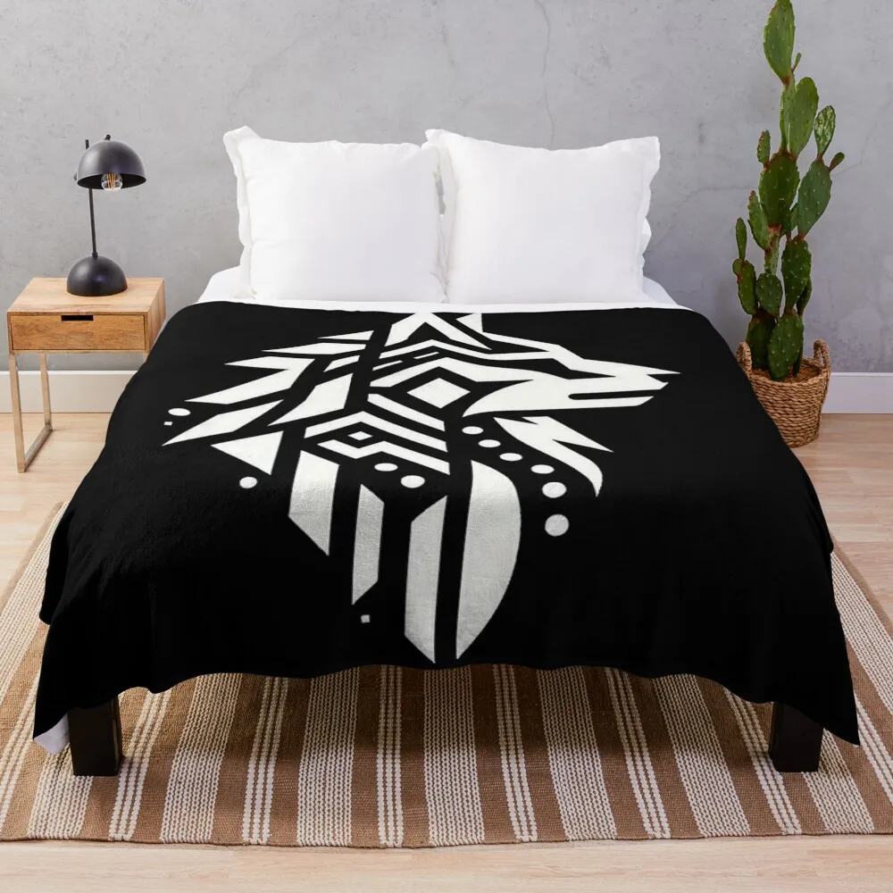 

Minimalist Wolf Throw Blanket Quilt for sofa Large Blankets